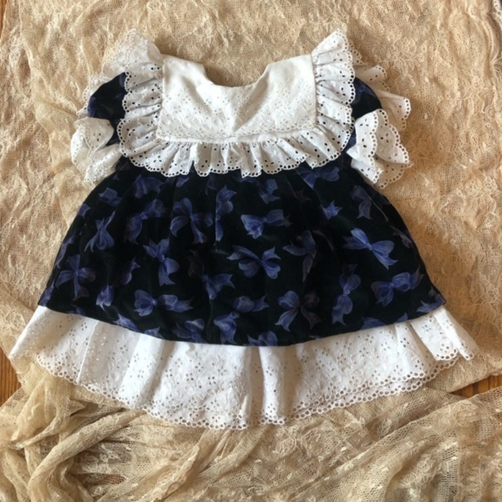 Vintage Baby Dress The Children’s Hour Jan Briggs Size 18 Mth Made in USA